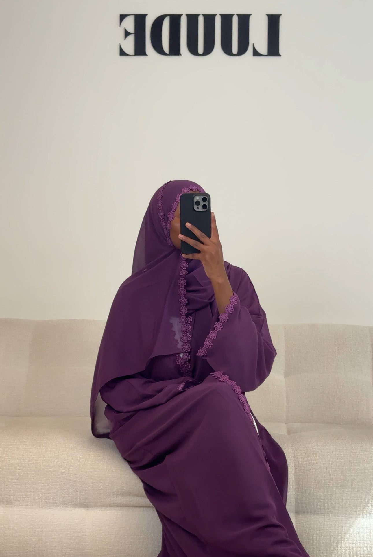 Wardah Abaya - Plum