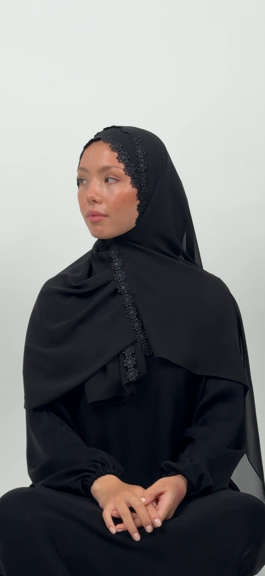 Wardah Hijab - Black