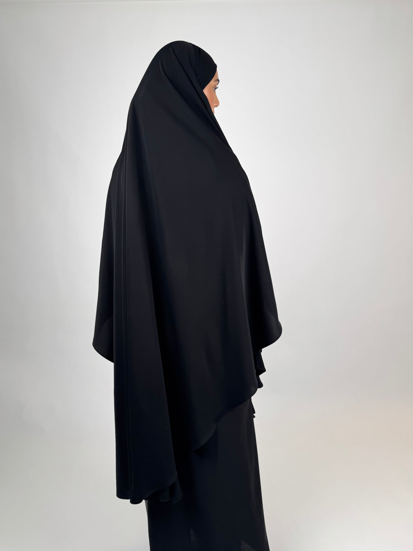 Marwah Khimar - Black