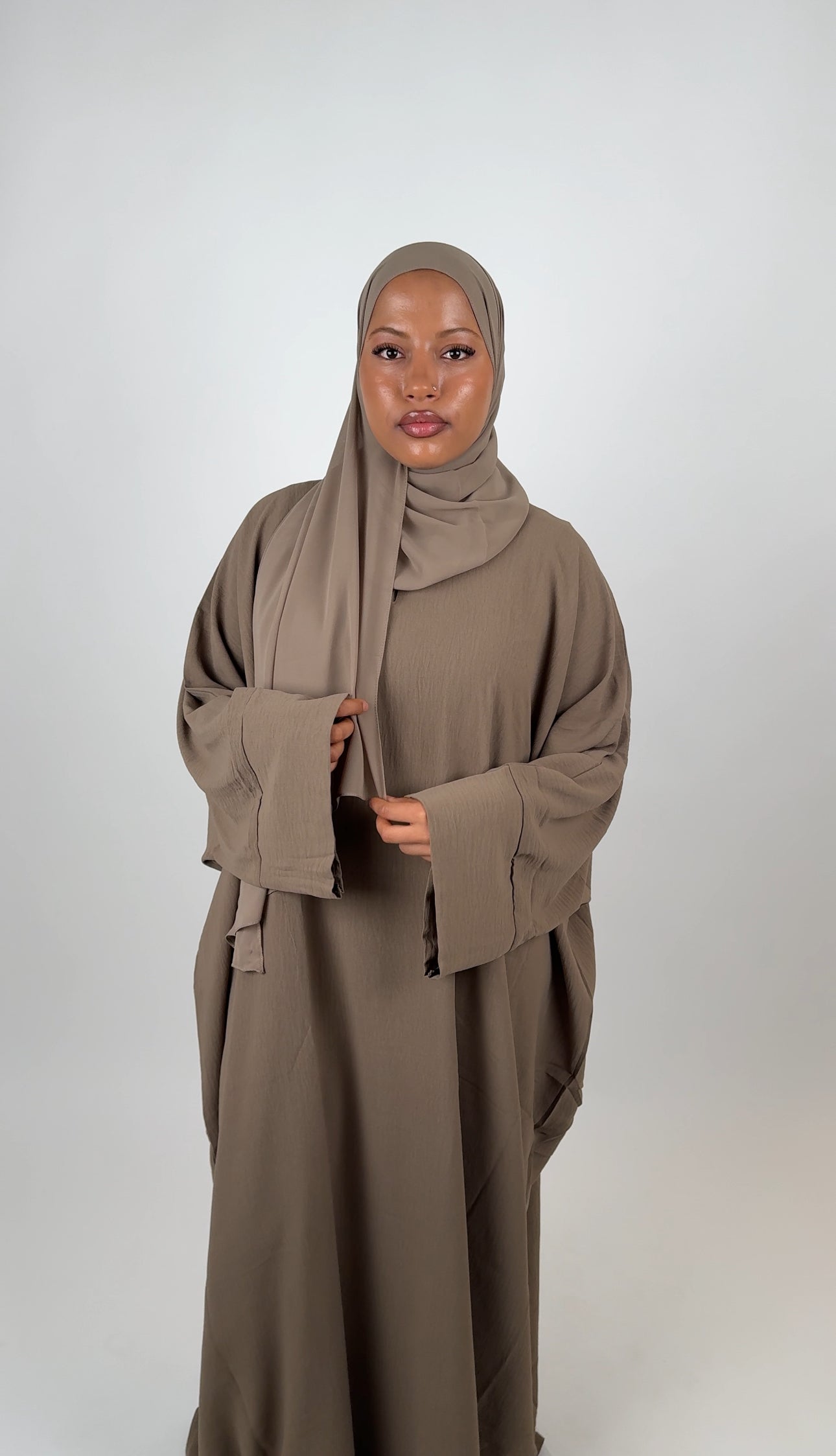 Jazz Farasha Abaya - Taupe