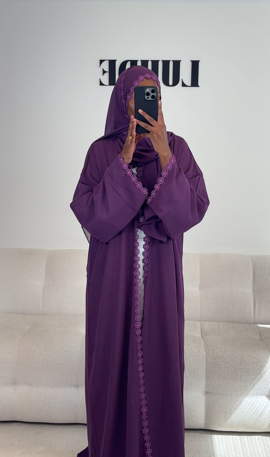 Wardah Abaya - Plum