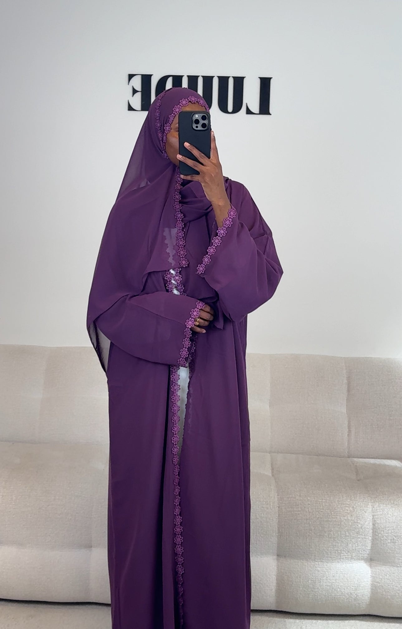 Wardah Abaya - Plum
