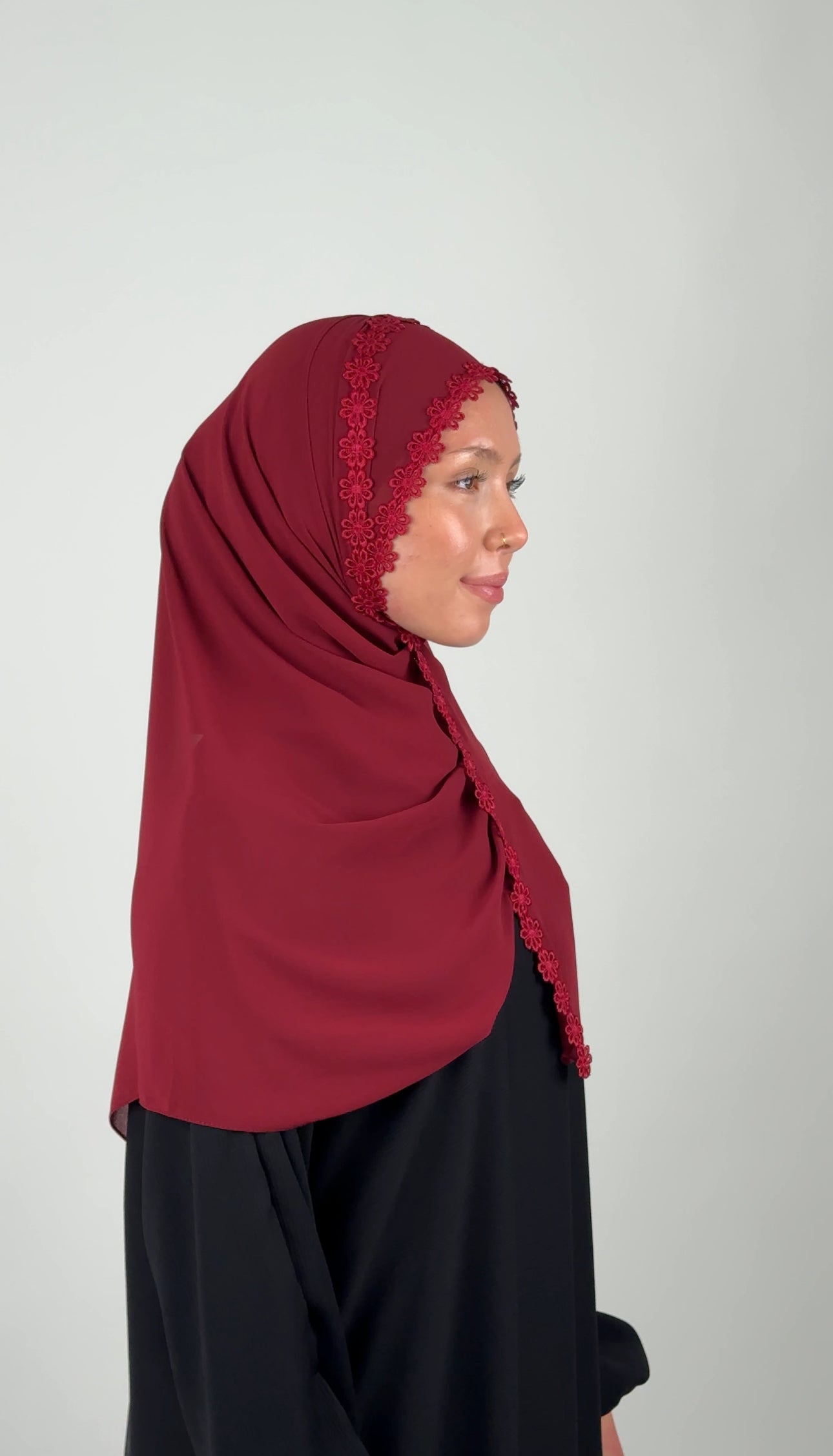 wardah Hijab - Cherry