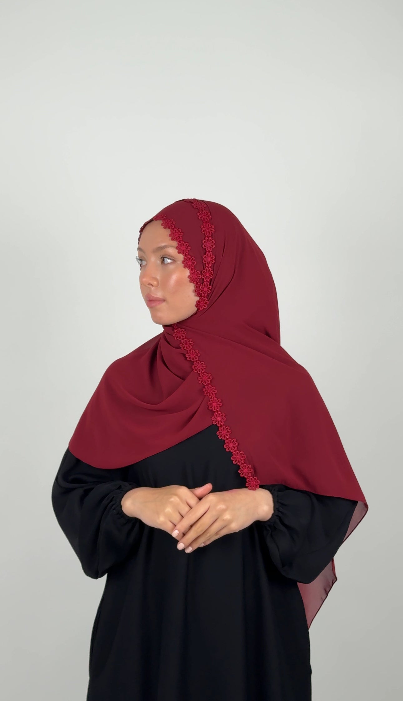 wardah Hijab - Cherry