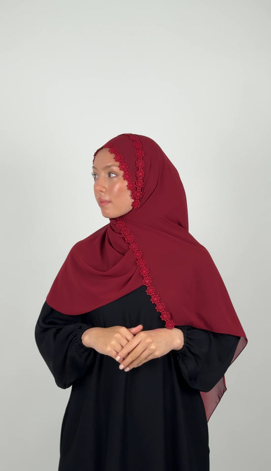 wardah Hijab - Cherry