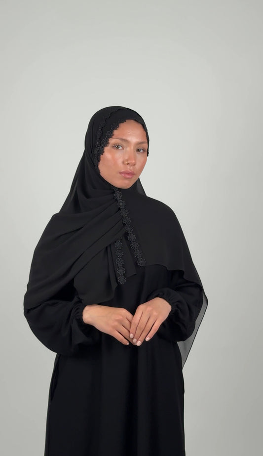Wardah Hijab - Black