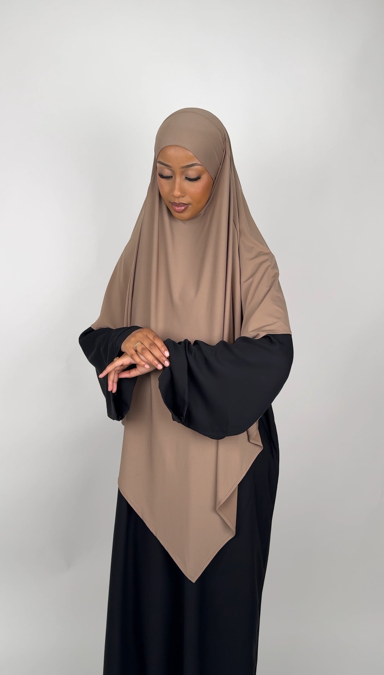 Tasneem Khimar - Beige