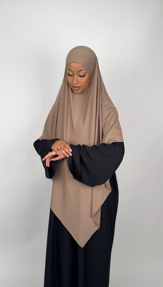 Tasneem Khimar - Beige
