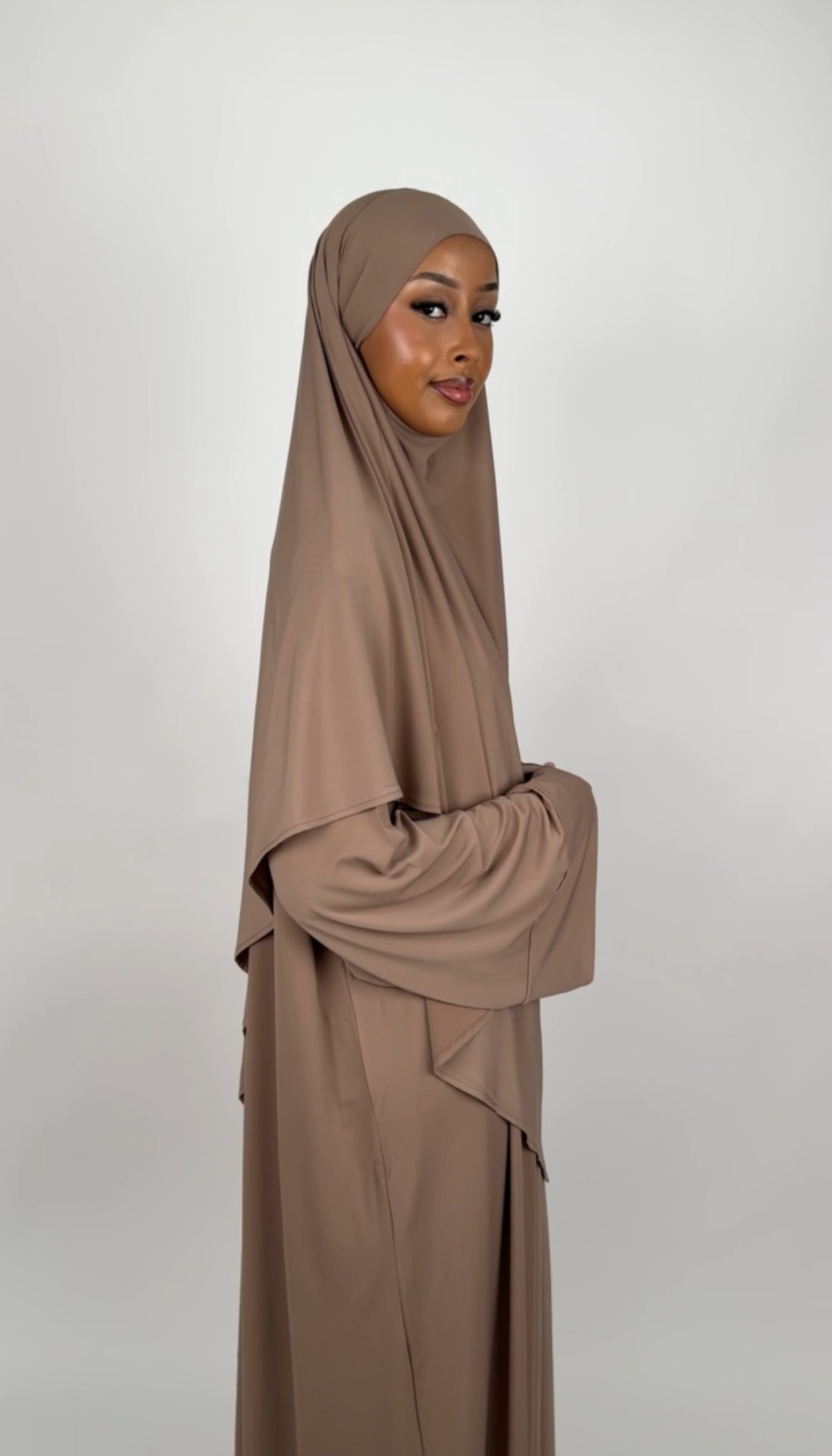 Tasneem Abaya - Beige  (Oversized)