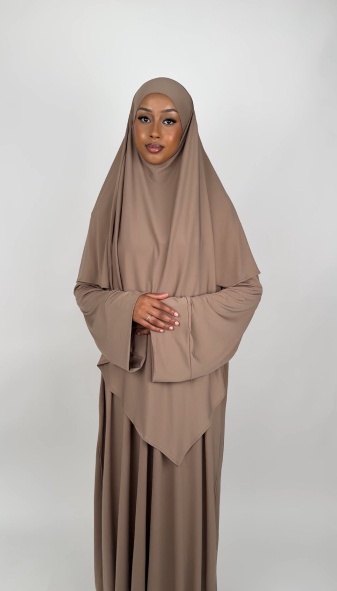 Tasneem Abaya - Beige  (Oversized)