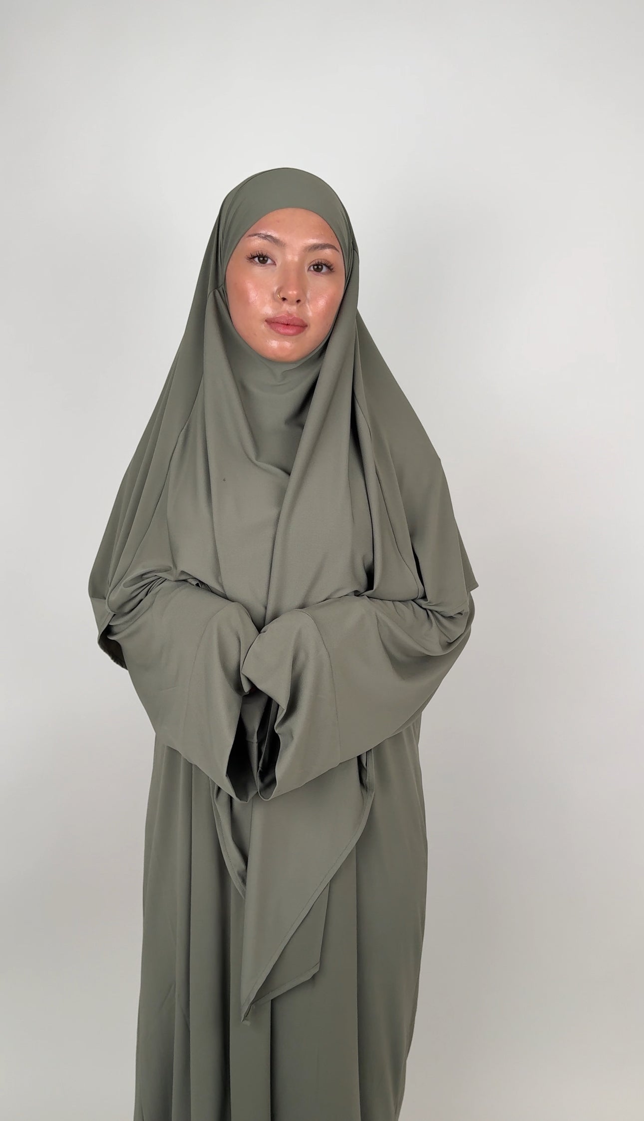 Tasneem Abaya - Mint Green (Oversized)