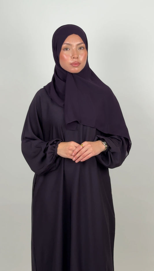 Ayah Abaya - Midnight purple