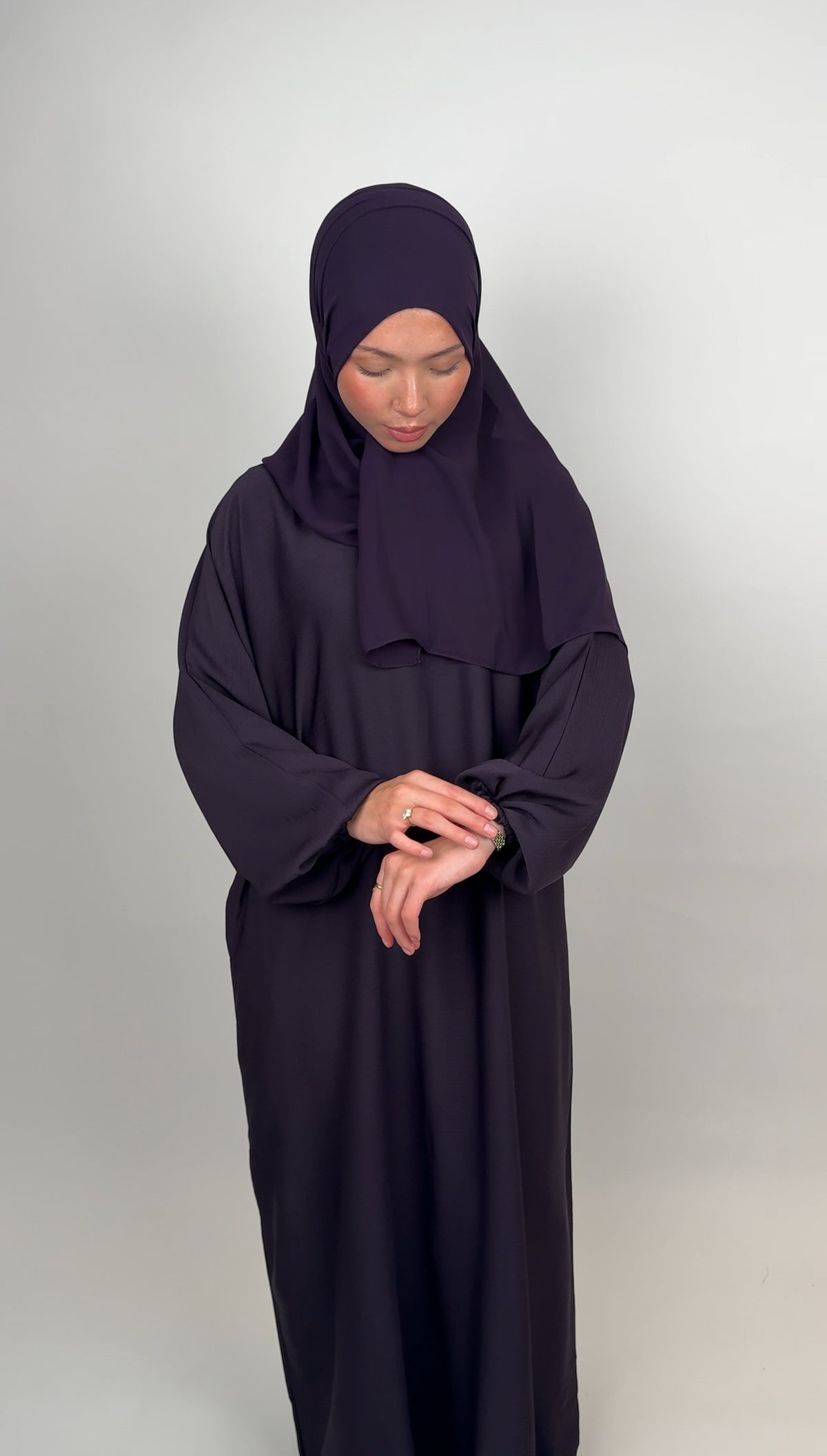 Ayah Abaya - Midnight purple