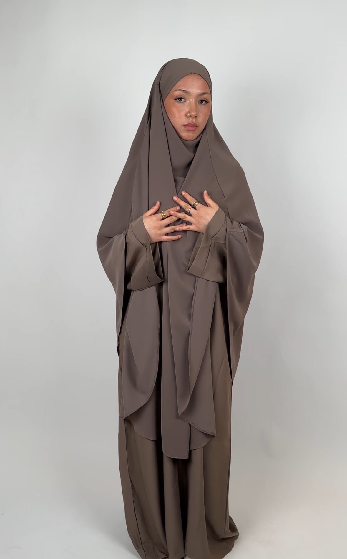 Marwah Khimar - beige