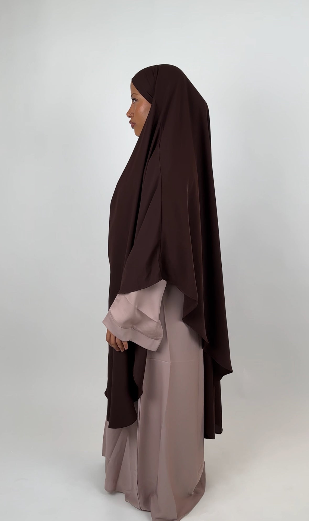 Marwah Khimar - Brown