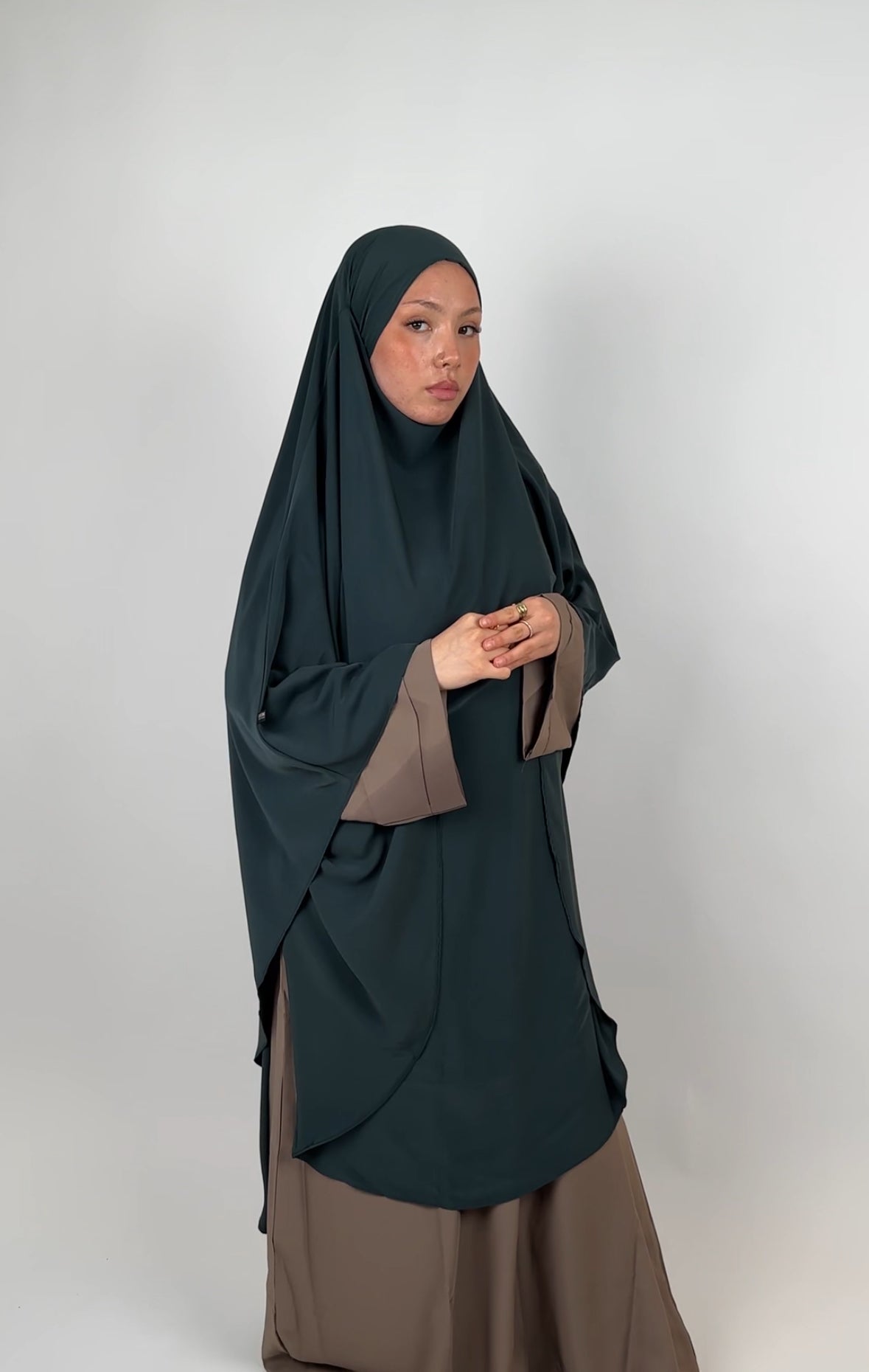 Marwah Khimar - Grey