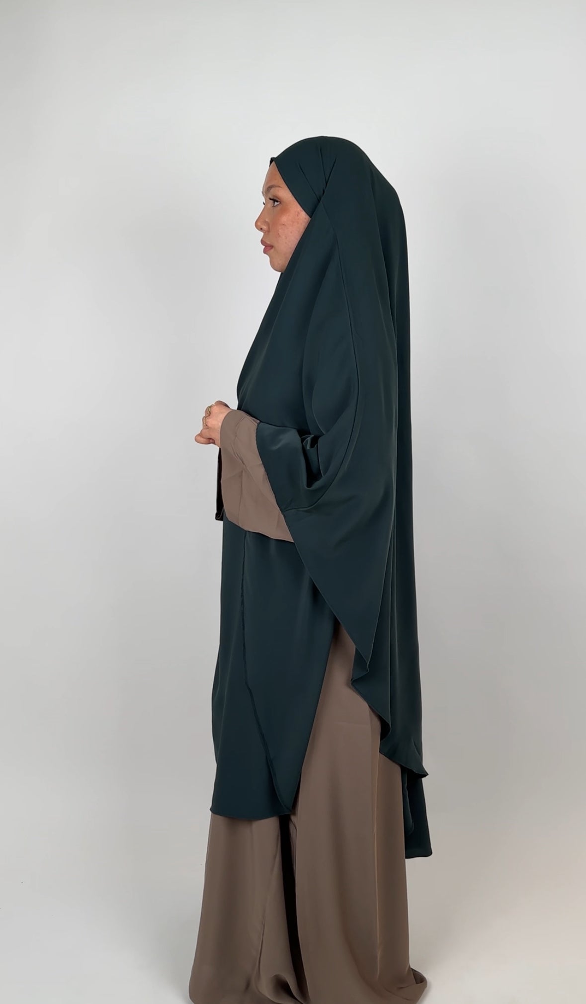 Marwah Khimar - Grey