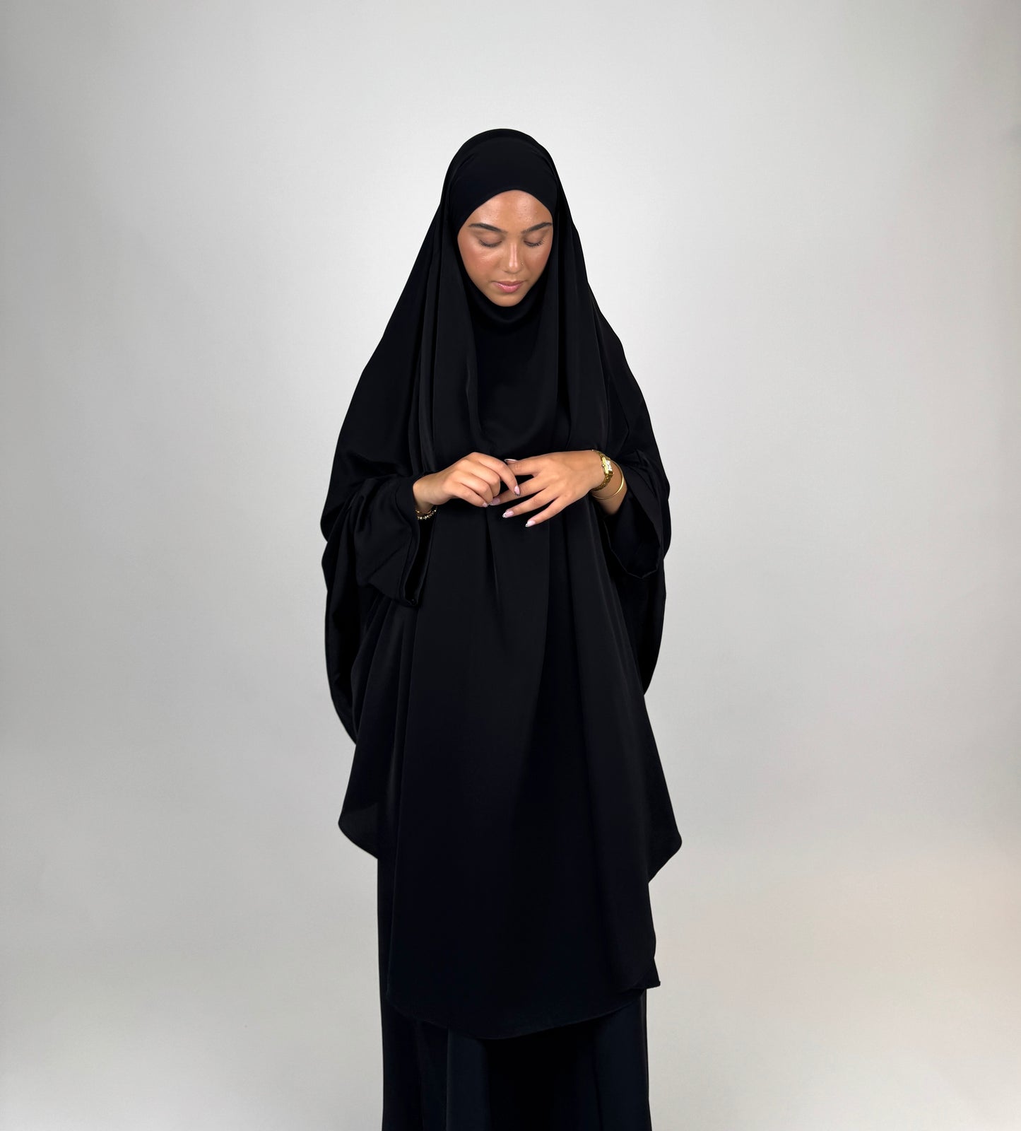 Marwah Khimar - Black