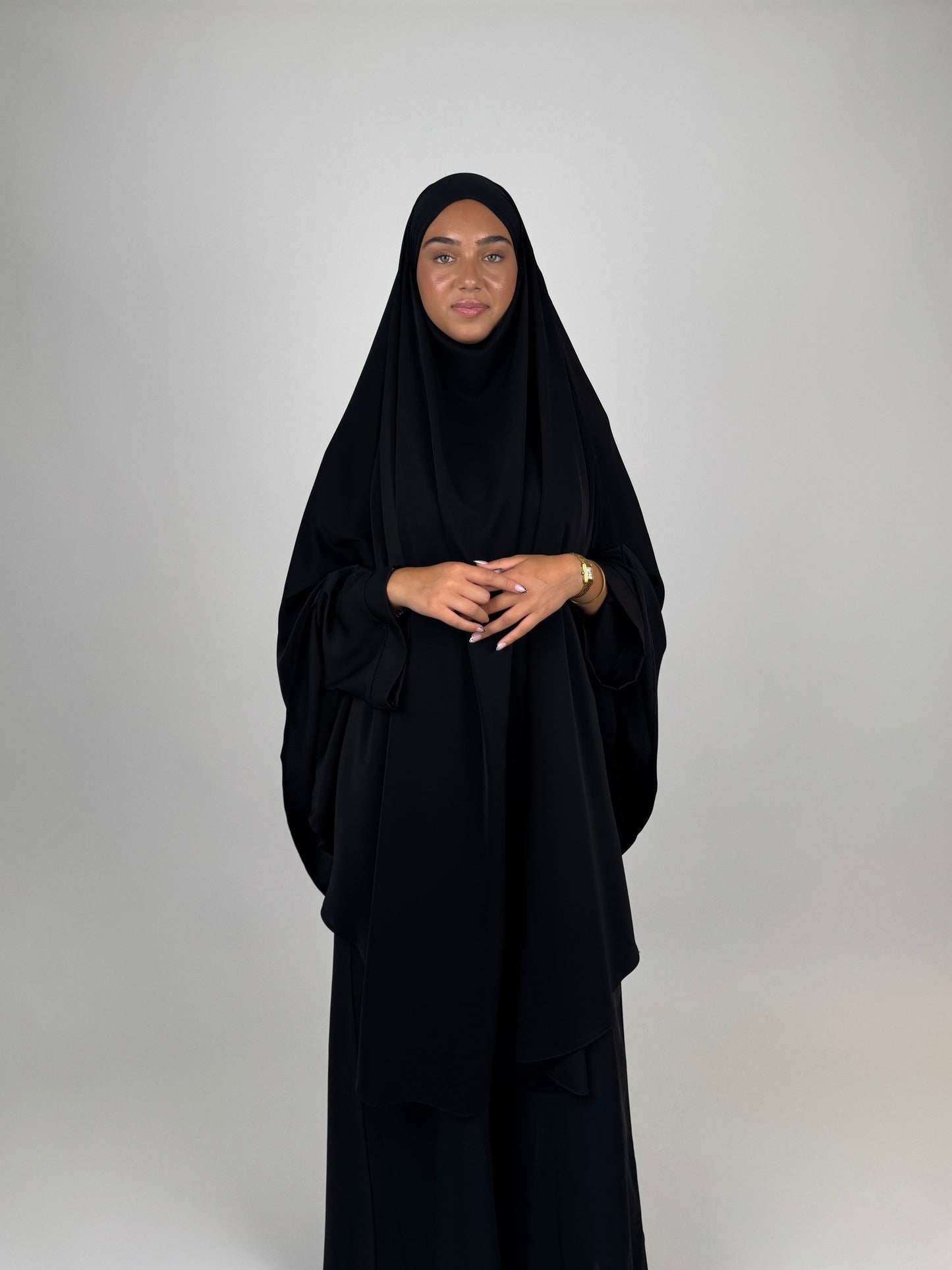 Marwah Khimar - Black