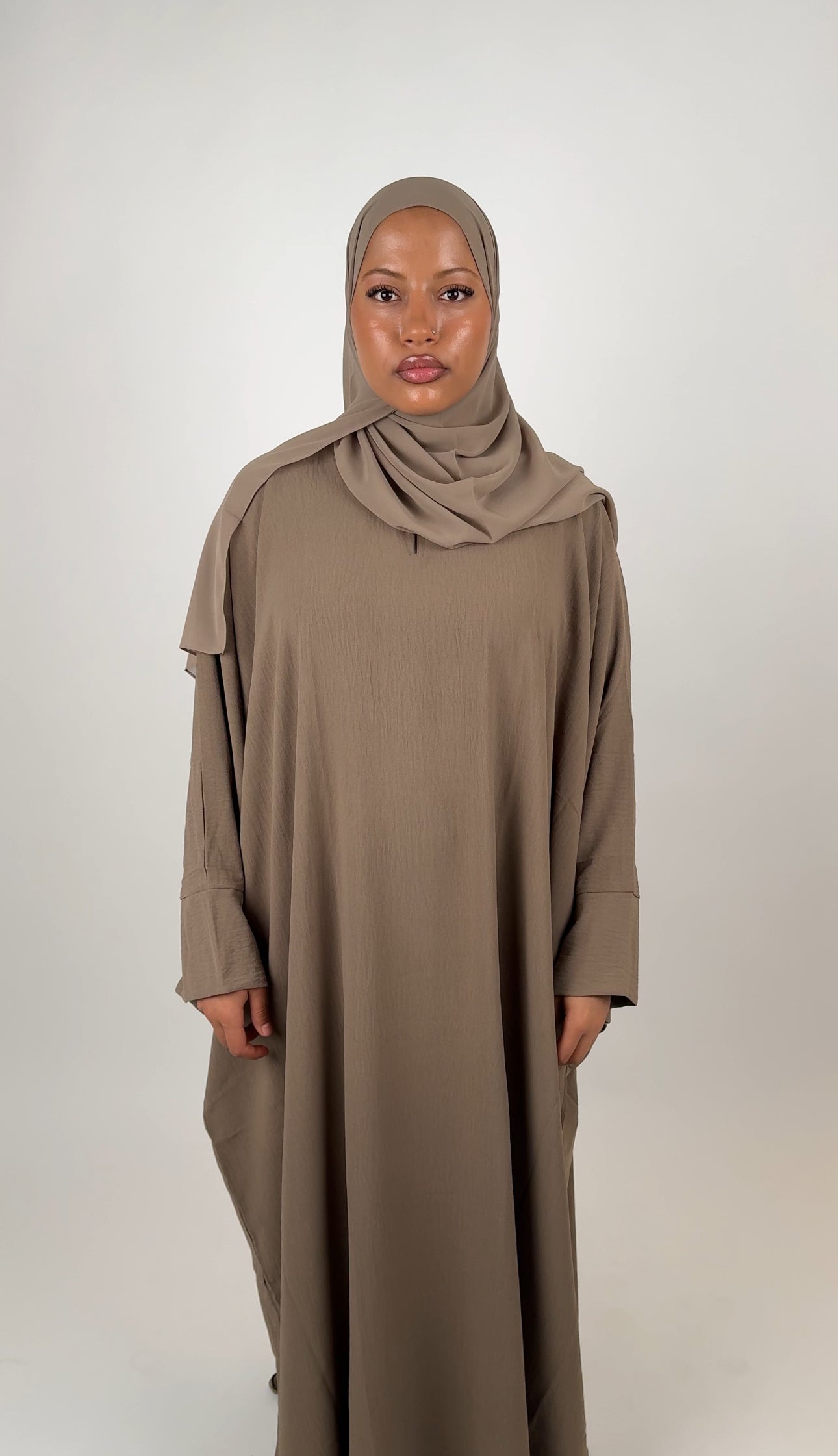 Jazz Farasha Abaya - Taupe