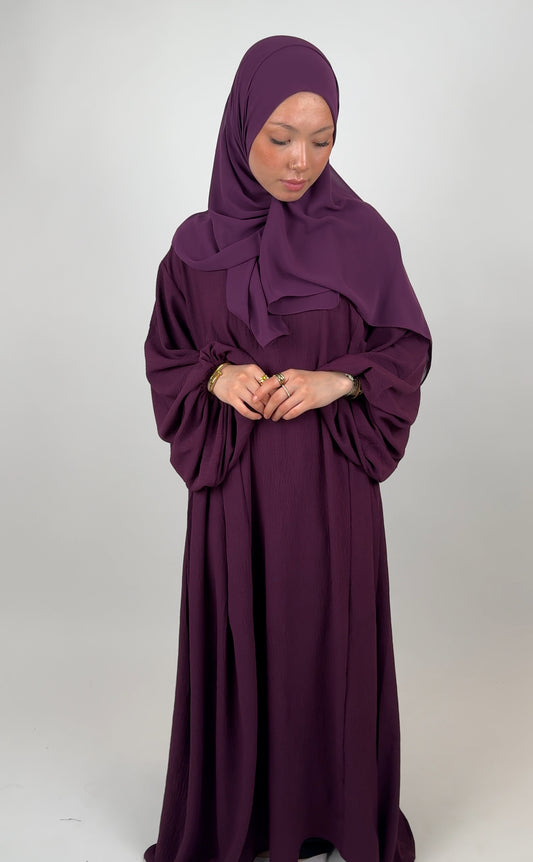 Medinah Abaya - Plum