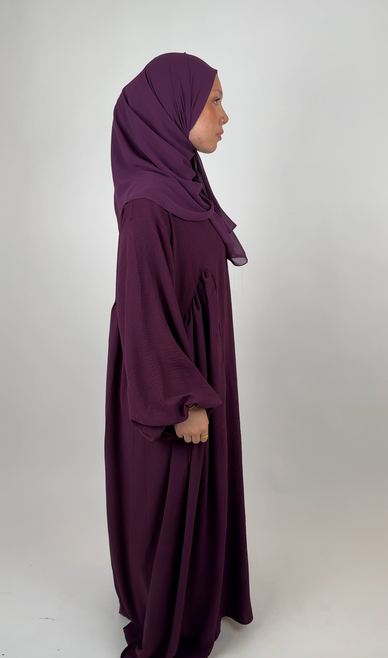 Medinah Abaya - Plum
