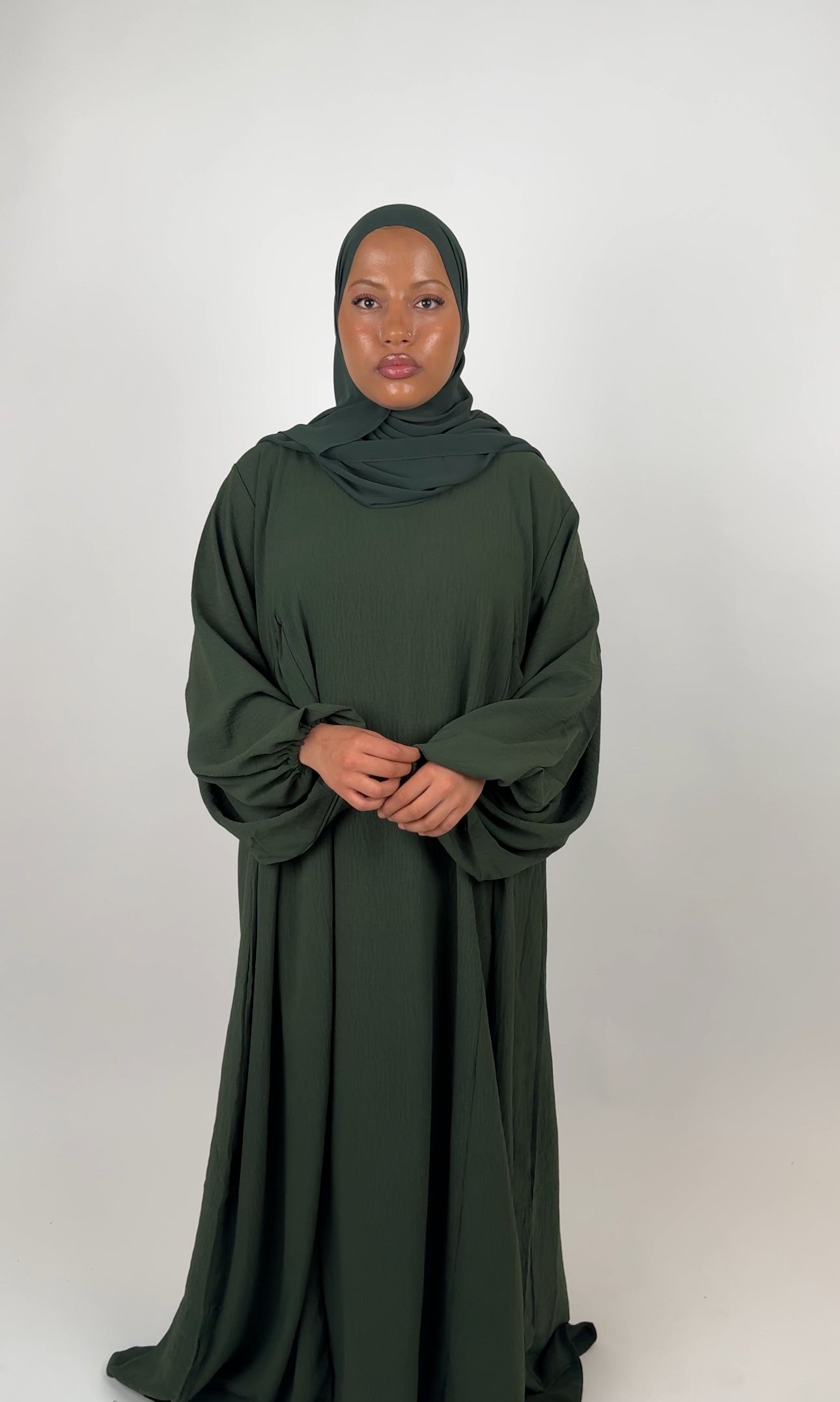 Medinah Abaya - Dark green