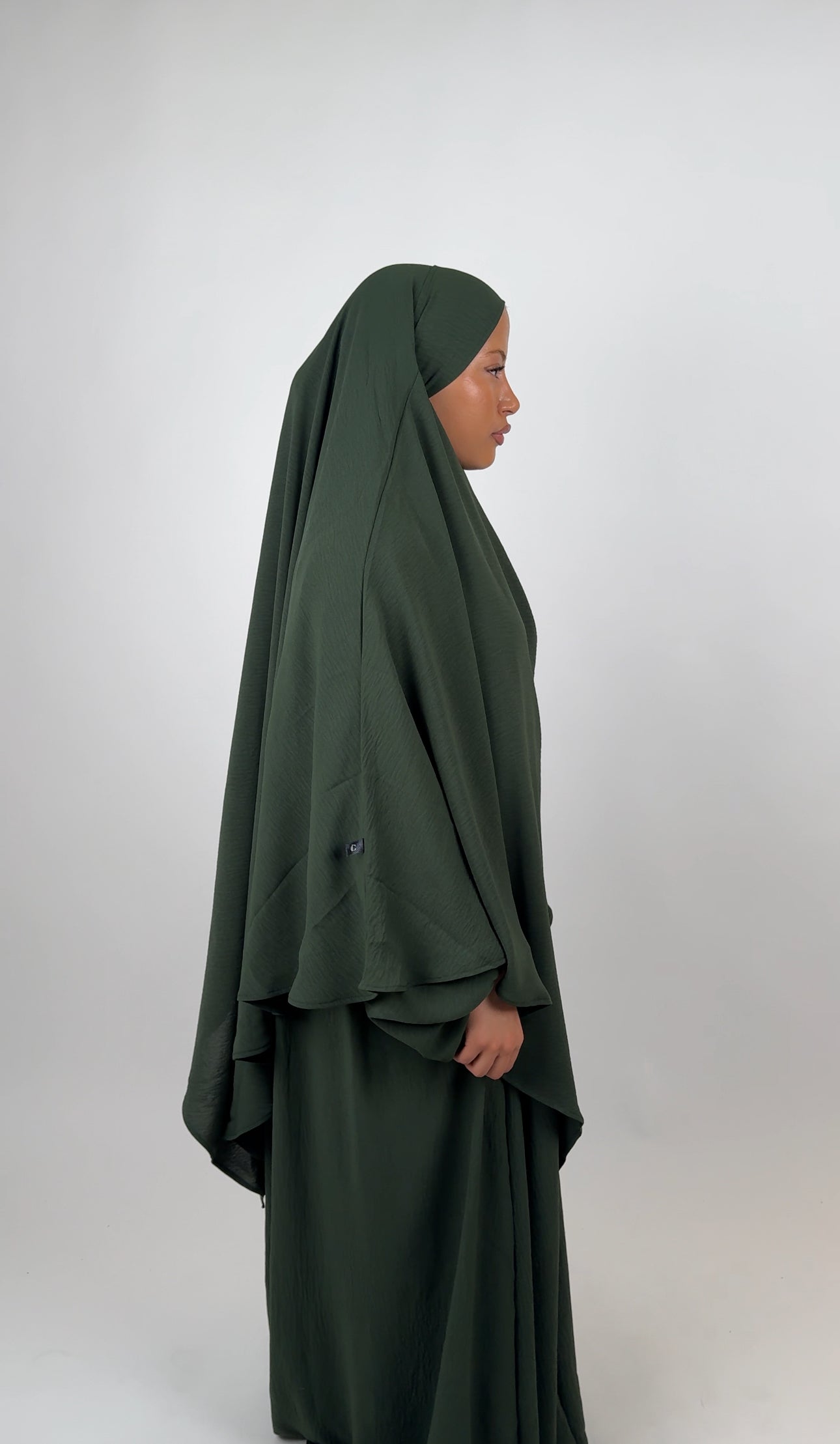 Safa khimar - Dark green