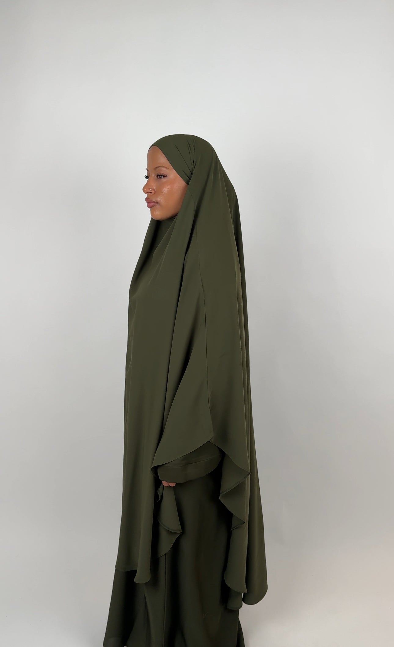 Marwah Khimar - Green